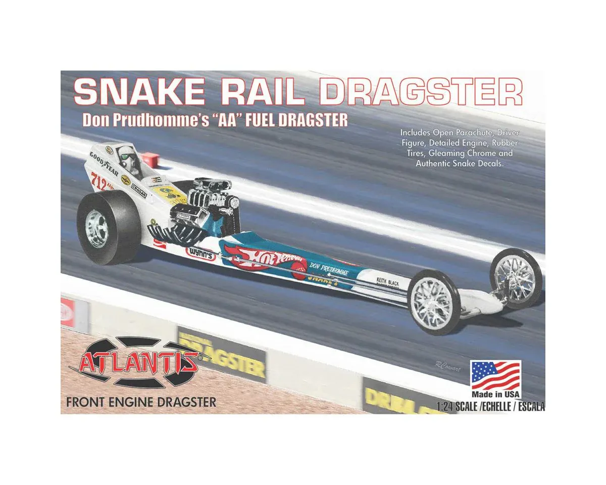 Atlantis Toy and Hobby Inc. Don Prudhomme Snake Front Engine Dragster (AANM5694)