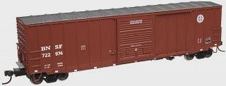 Atlas 50' Precision Design Box Cars - Rib-Side Version - BNSF (ATL50001293)