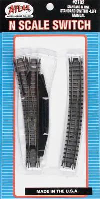Atlas Code 80 Standard Switch Manual Left-Hand N (ATL2702)
