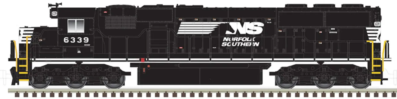 Atlas Master Silver Series N DCC Ready EMD SD40E Locomotive with Ditchlights Norfolk Southern NS #6327 (ATL40005198 )