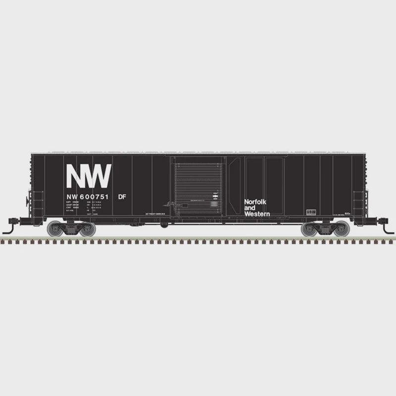 Atlas O 60' Single Door Auto Box, N&amp;W (ATO3005917)
