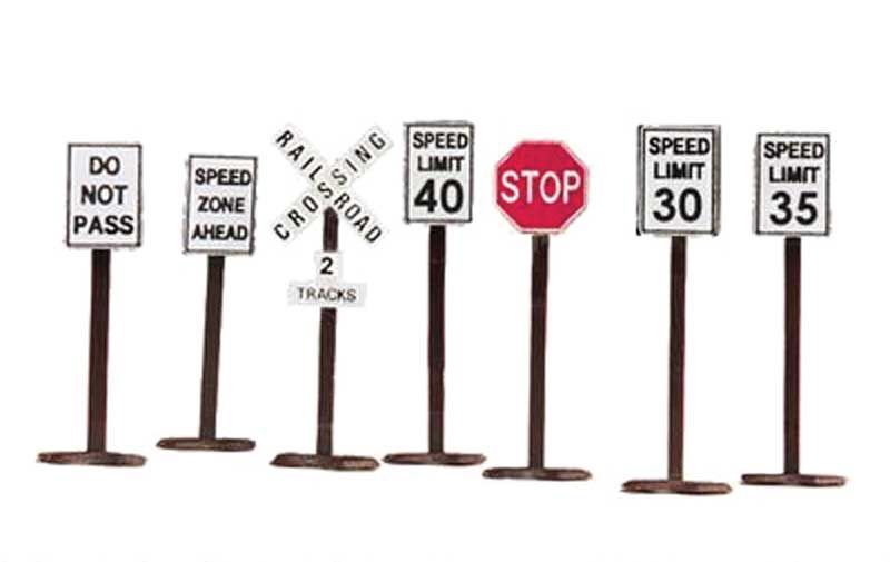 Atlas Road Sign Set -- 7 Signs (ATO66913)