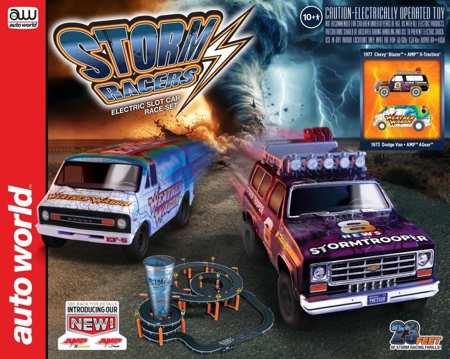AWD HO Storm Racers 23' Slot Car Racing Set (AWD36203)