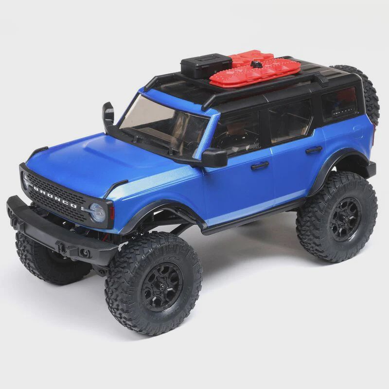 AXIAL 1/24 SCX24 2021 Ford Bronco 4WD Truck Brushed RTR, Blue (AXI00006T3)