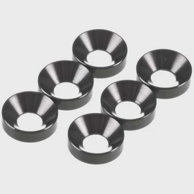 Axial Cone Washer 3x6.9x2mm Grey (6) (AXA1105)