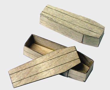 B.T.S. Pinch-Toe Coffin pkg(4) (464-13009)