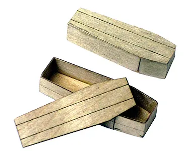 B.T.S. Pinch-Toe Coffin pkg(4) (464-13009)