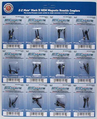 Bachmann E-Z Mate II NEM Coupler Center Shank Med (12) (BAC78035)