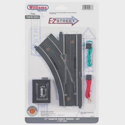 Bachmann E-z Street 21 Diameter Remote Turnout Left O (BAC00273)