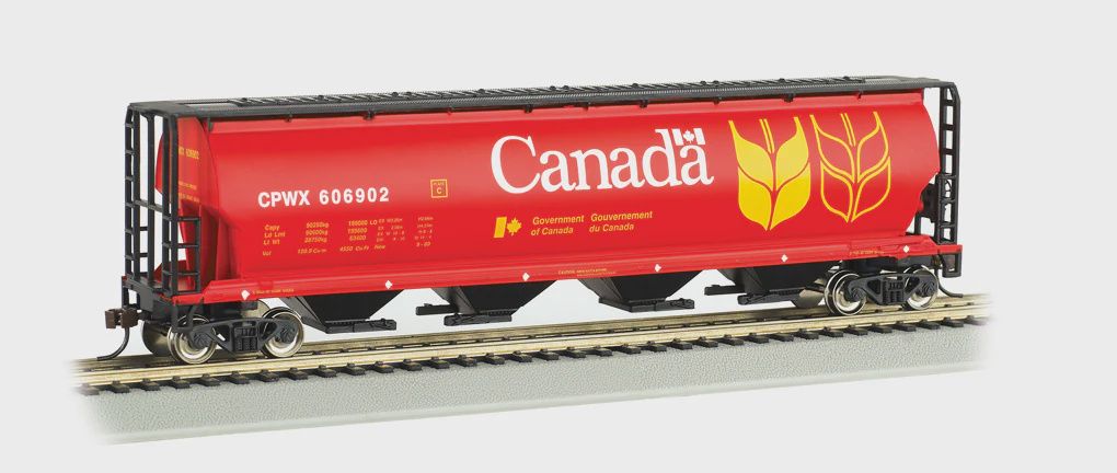 Bachmann HO Cylindrical Hopper, Canada Grain (BAC19131)