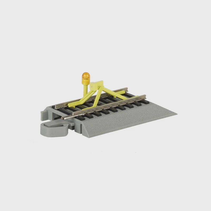 Bachmann HO Nickel Silver E-Z Track Flashing Led Bumper (BAC44593)