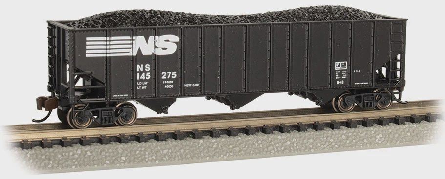 Bachmann N Steel 3-Bay Hopper Norfolk Southern #145275 (BAC18754)