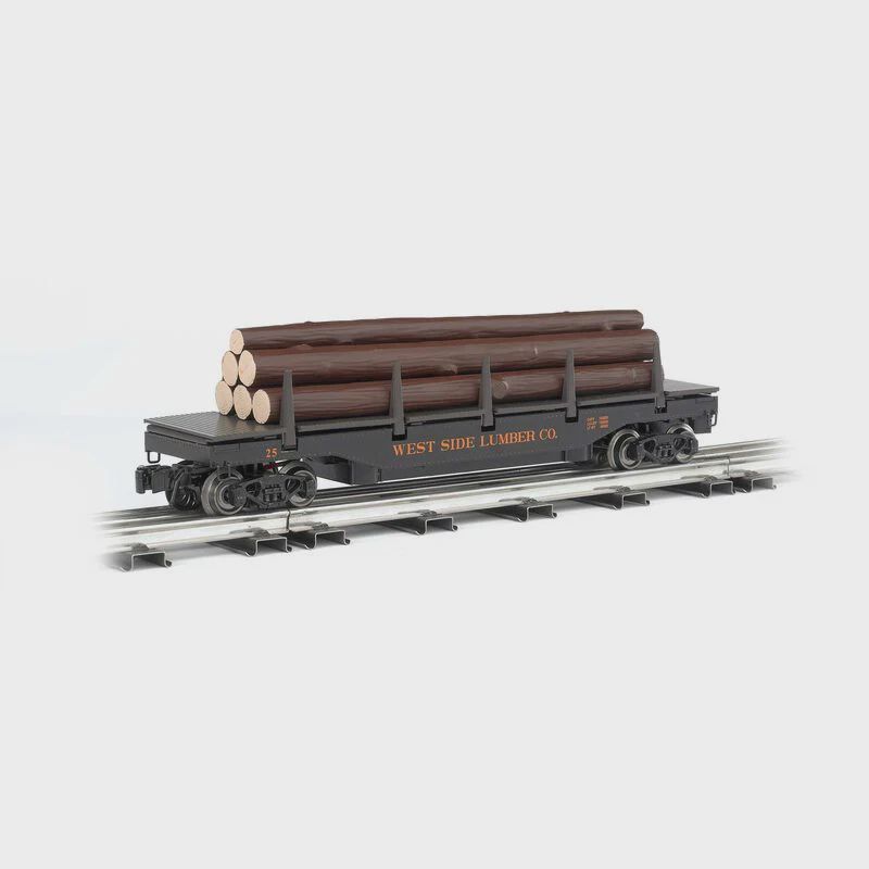Bachmann O-27 Williams Operating Log Dump Car, (BAC47927)