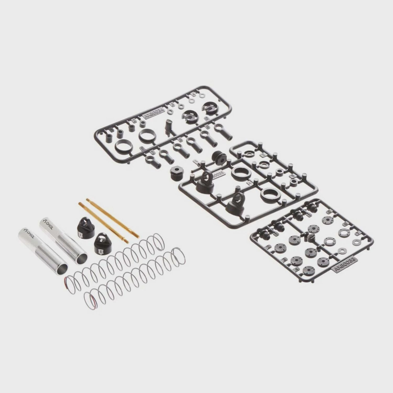 Axial Icon 87-125mm Aluminum Shock Wraith Yeti (2) (AX31136)