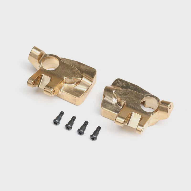 Axial Portal Knuckles (Left/Right), Brass (69.5g ea), AF16P: AXP8 (AXI-2200)