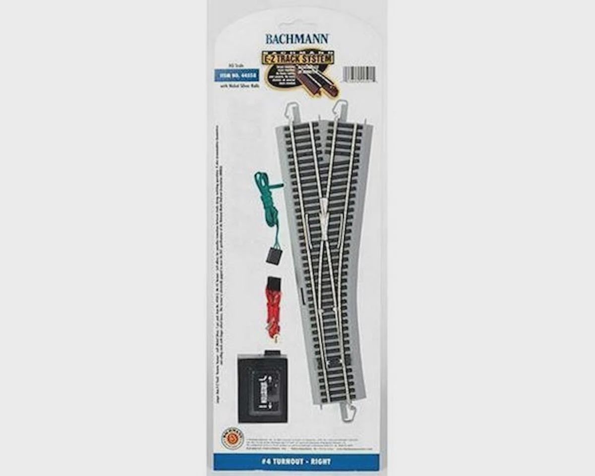 Bachmann E-Z #4 Right-Hand Turnout (HO Scale) (BAC44558)