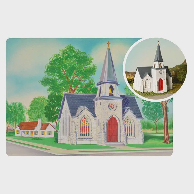 Bachmann O Plasticville USA 75TH Anniversary Cathedral (BAC45630)
