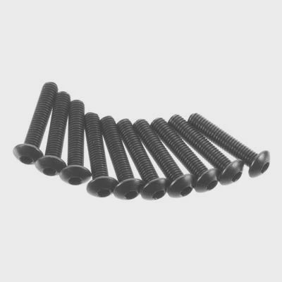 Axial Hex Socket Button Head M3x15mm Black (10) (AXA117)