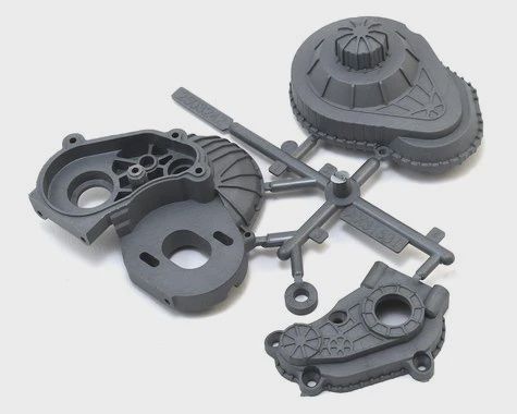 Axial LCX SCX10 II Transmission Housing Case (Silver) (AX31535)