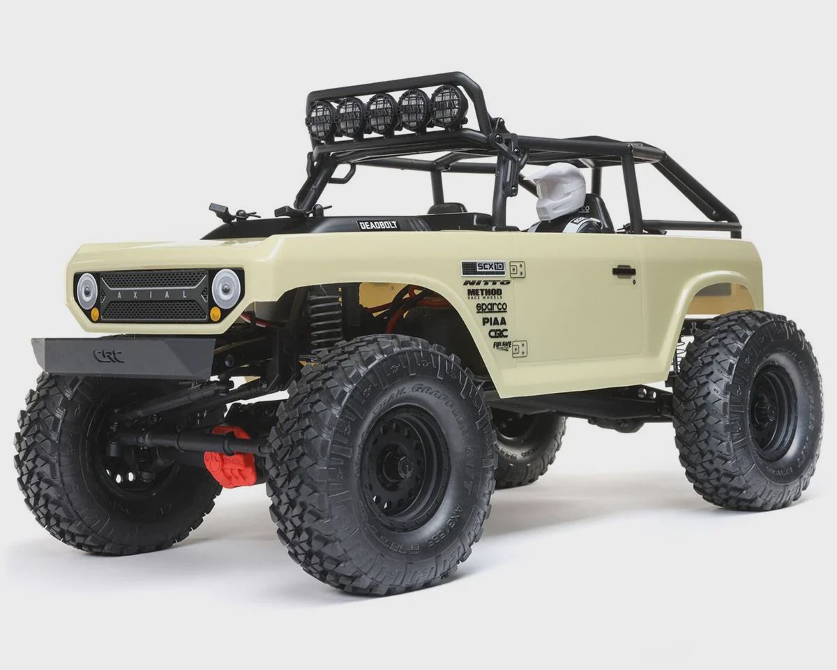 Axial SCX10 II Deadbolt RTR 4WD Rock Crawler (Tan) w/2.4GHz Radio (AXI03025T2)