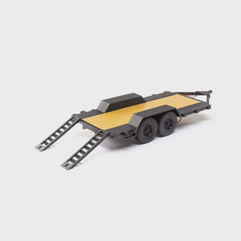 Axial SCX24 Flat Bed Mini Vehicle Trailer w/LED Taillights (AXI00009)