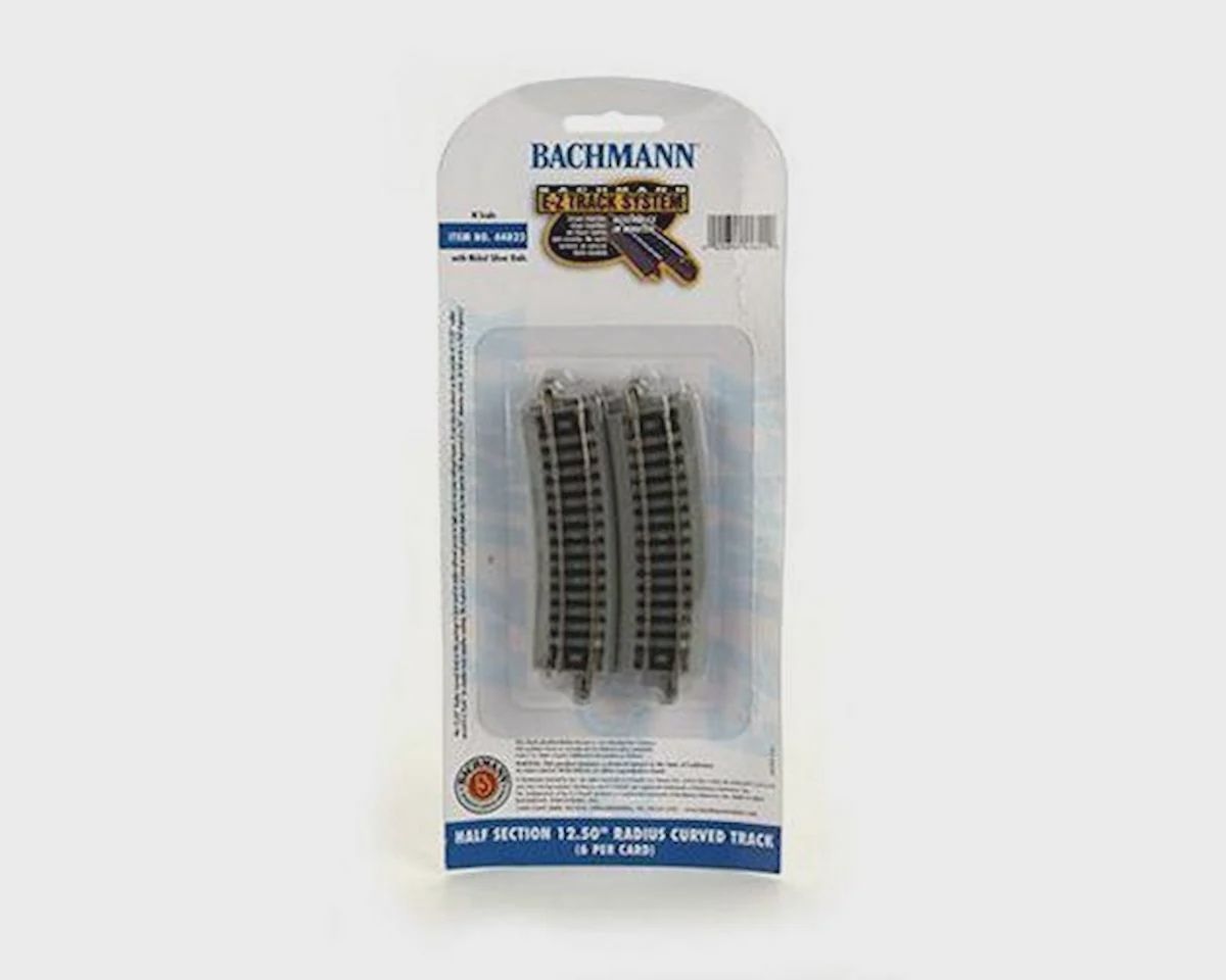 Bachmann E-Z Track Half Section 12.5" Radius Curved Track (N Scale) (BAC44822)