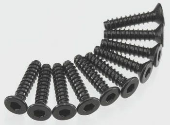 Axial Hex Socket Tap Flat Head M2.5x12mm (10) (AXA1260)