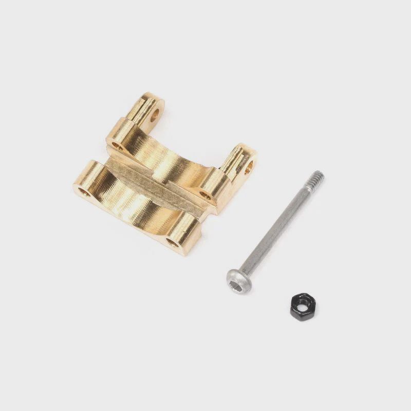 Axial REAR UPPER LINK MOUNT, BRASS 1.5G: SCX24 (AXI302006)