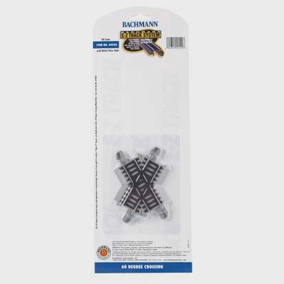 Bachmann 60 Degree Crossing Nickel Silver E-Z HO (BAC44542)