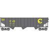 Bachmann Chessie System C&amp;O #142315 3-Bay Hopper (HO Scale) (BAC18744)