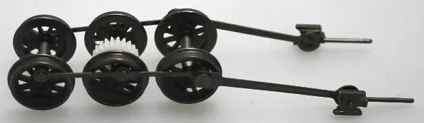 Bachmann Drive Wheel Assembly w/ Rods - Black (HO 0-6-0/2-6-0/2-6-2) (2976C-1B