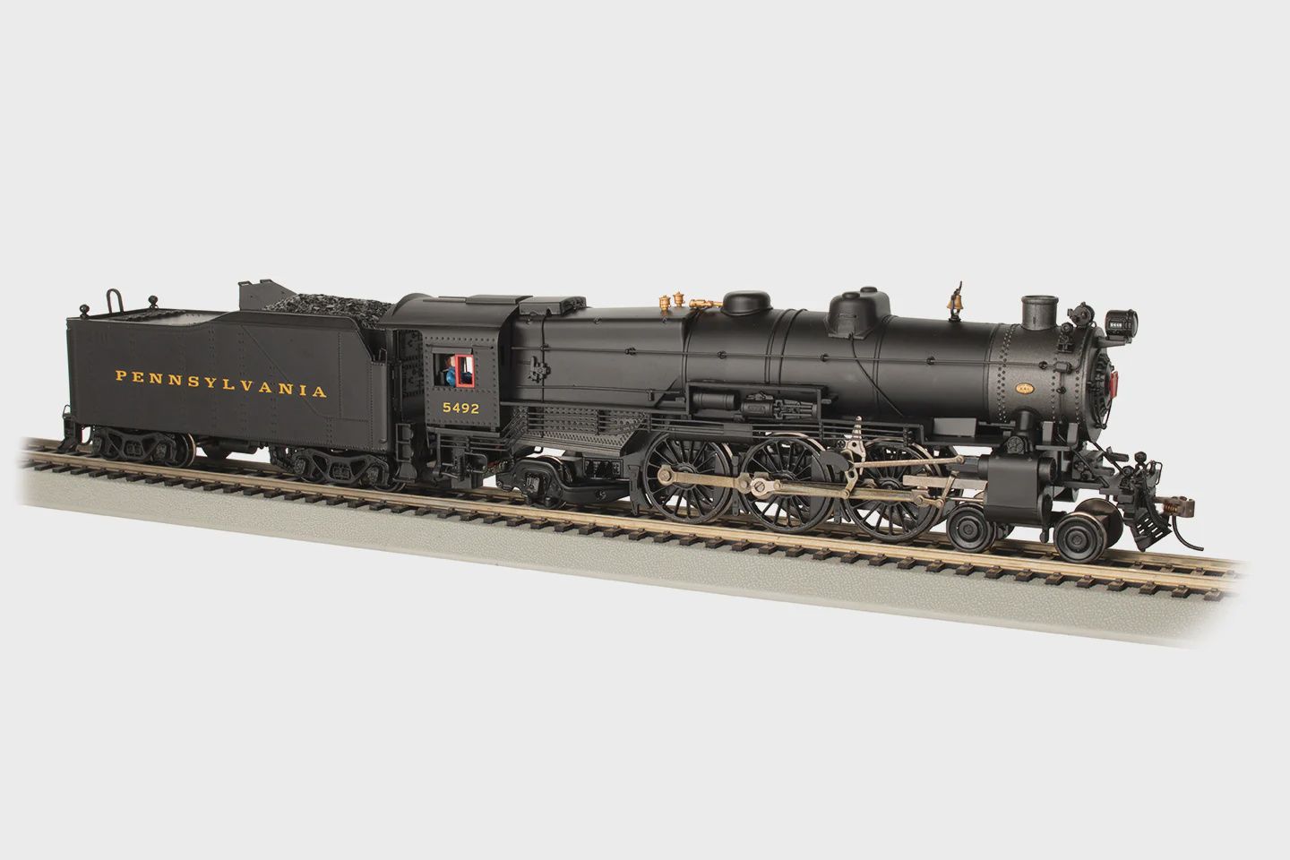 Bachmann K4 4-6-2 PACIFIC - PRR #5492 (PRE-WAR SLAT PILOT) (BAC84406)