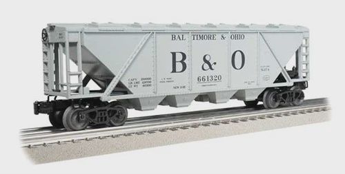 Bachmann O 4-Bay Quad Hopper 3-Rail Williams Baltimore &amp; Ohio (BAC47629)