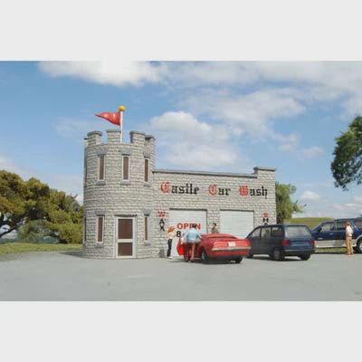 Bachmann Resin Castle Car Wash HO (BAC35210)
