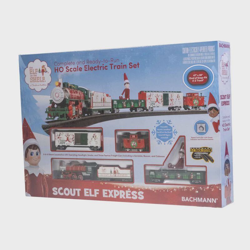 Bachmann SCOUT ELF EXPRESS Ready Top Run Electric Train Set - HO Scale (BAC00779)