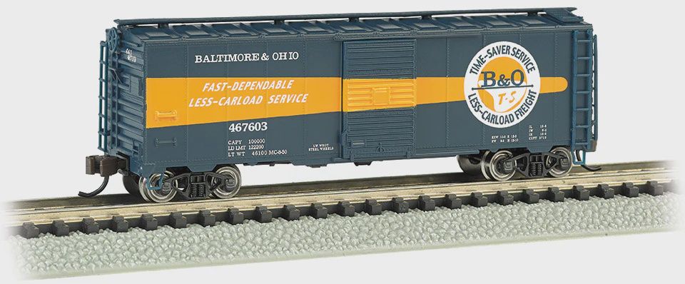 Bachmann Trains B&amp;O® TIMESAVER #467603 - AAR 40' STEEL BOX CAR (BAC17064)