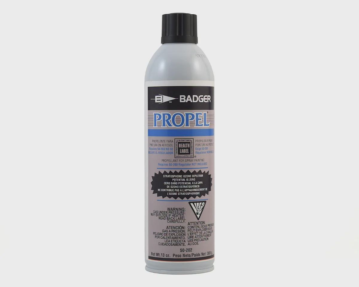 Badger Air-brush Co. Propel Can (13oz) (Propellant for Spray Painting) (BAD50202)