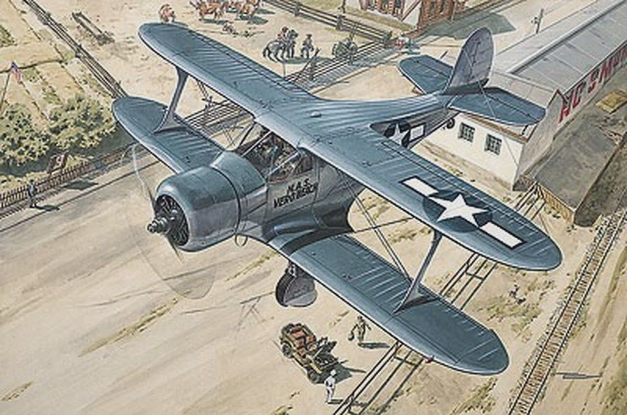 Beechcraft GB-2 Staggerwing (Traveller) WWII US Courier BiPlane 1/48 Roden (ROD447)
