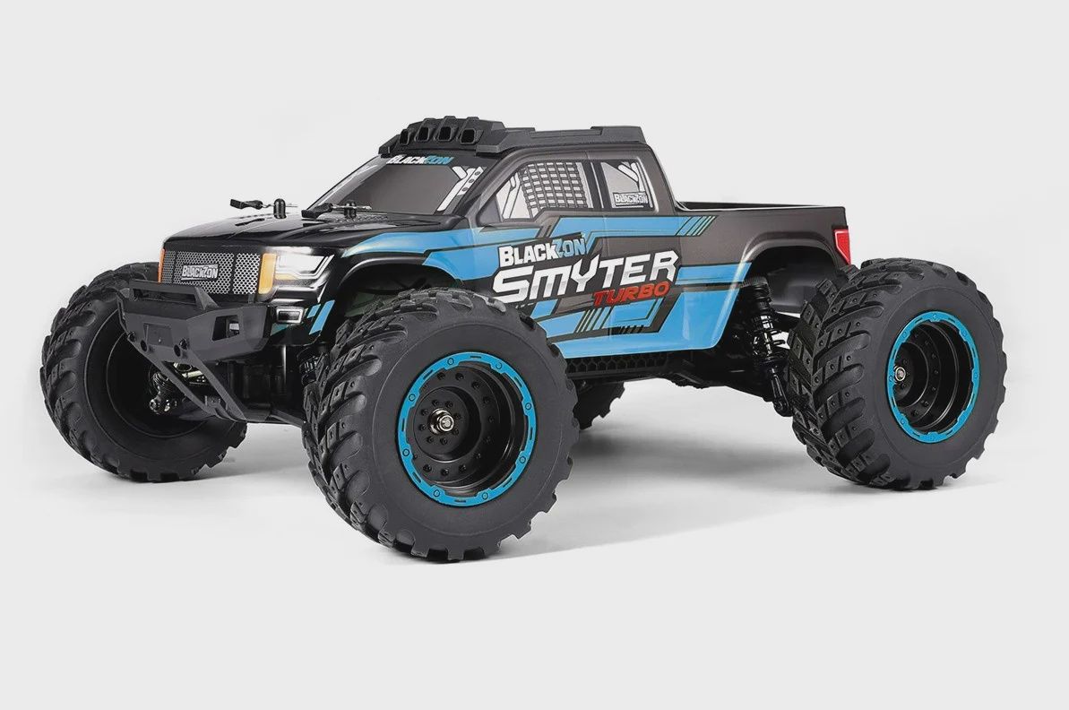 BlackZon Smyter MT Turbo 1/12 4WD RTR 3S Brushless Monster Truck - Blue (BZN540252)