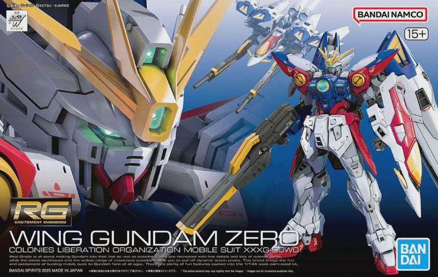 Bandai 1/144 RG Excitement Embodied Series: #43 XXXG-00W0 Wing Gundam Zero Colonies Liberation Organization Mobile Suit (BAN5069215)