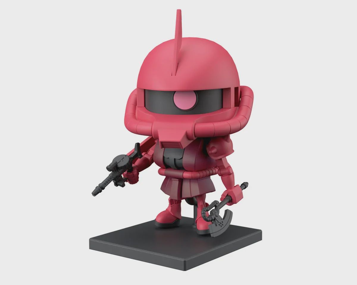 Bandai CharZaku-Kun DX Set (With Runner Ver. Recreation Parts) (BAN5068583)