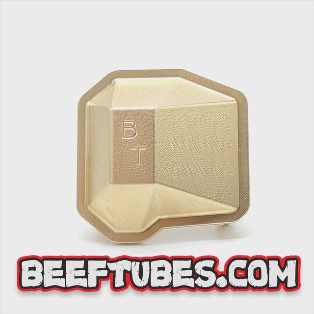 Beef Tubes AR45 / SCX10 III DIFF COVER - BRASS (BT016CB)