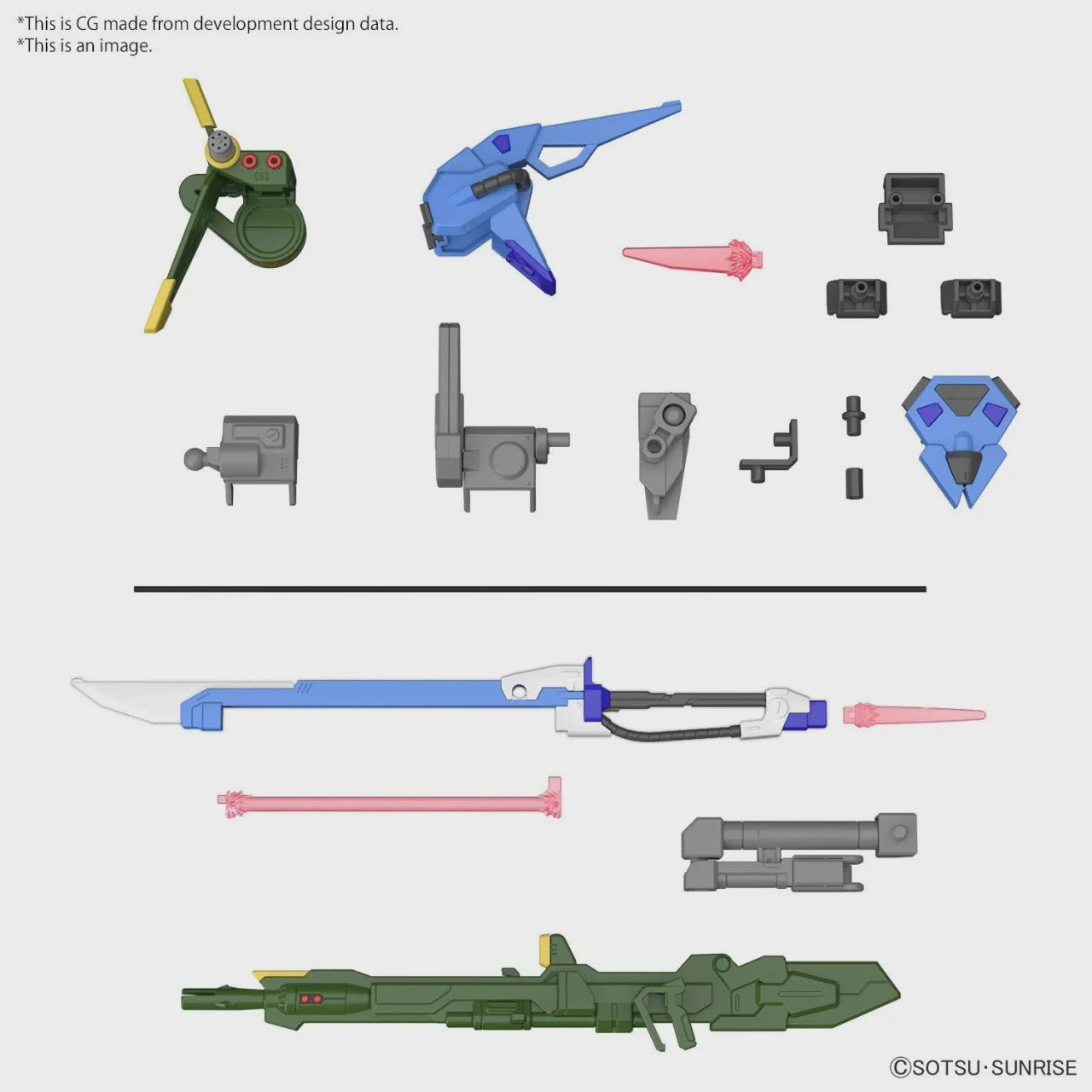 Bandai 1/144 Option Parts Set Gunpla 02 (Launcher Striker &amp; Sword Striker) (BAN5066693)