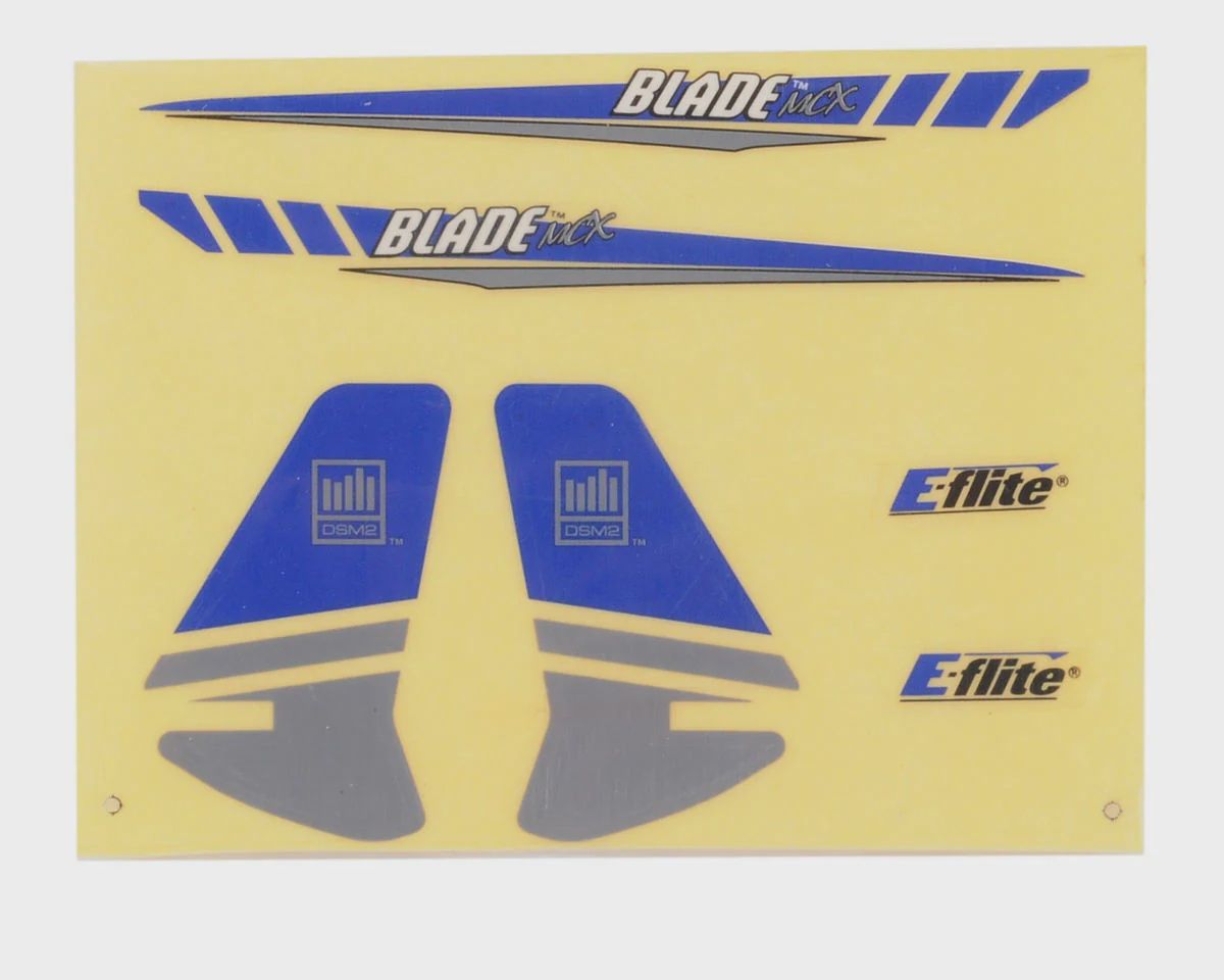 Blade Graphics Decal Sheet (Blue/Silver) (EFLH2230)