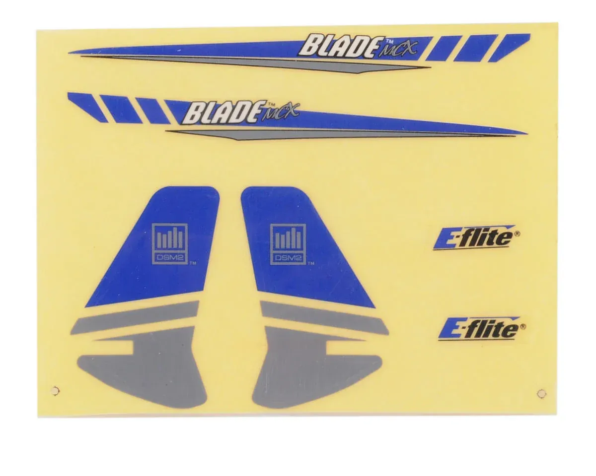 Blade Graphics Decal Sheet (Blue/Silver) (EFLH2230)