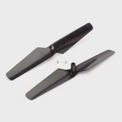 Blade Prop, CW &amp; CCW Rotation, Black: 180 QX HD, mQX (BLH7406)