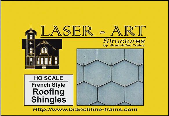 Branchline French-Style Shingle - Laser Art HO SCALE (BRA904)
