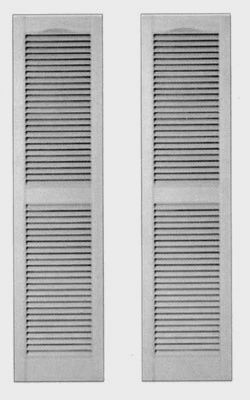 Branchline Window Shutters Fits 3' Window pkg(12)HO SCALE (BRA745)