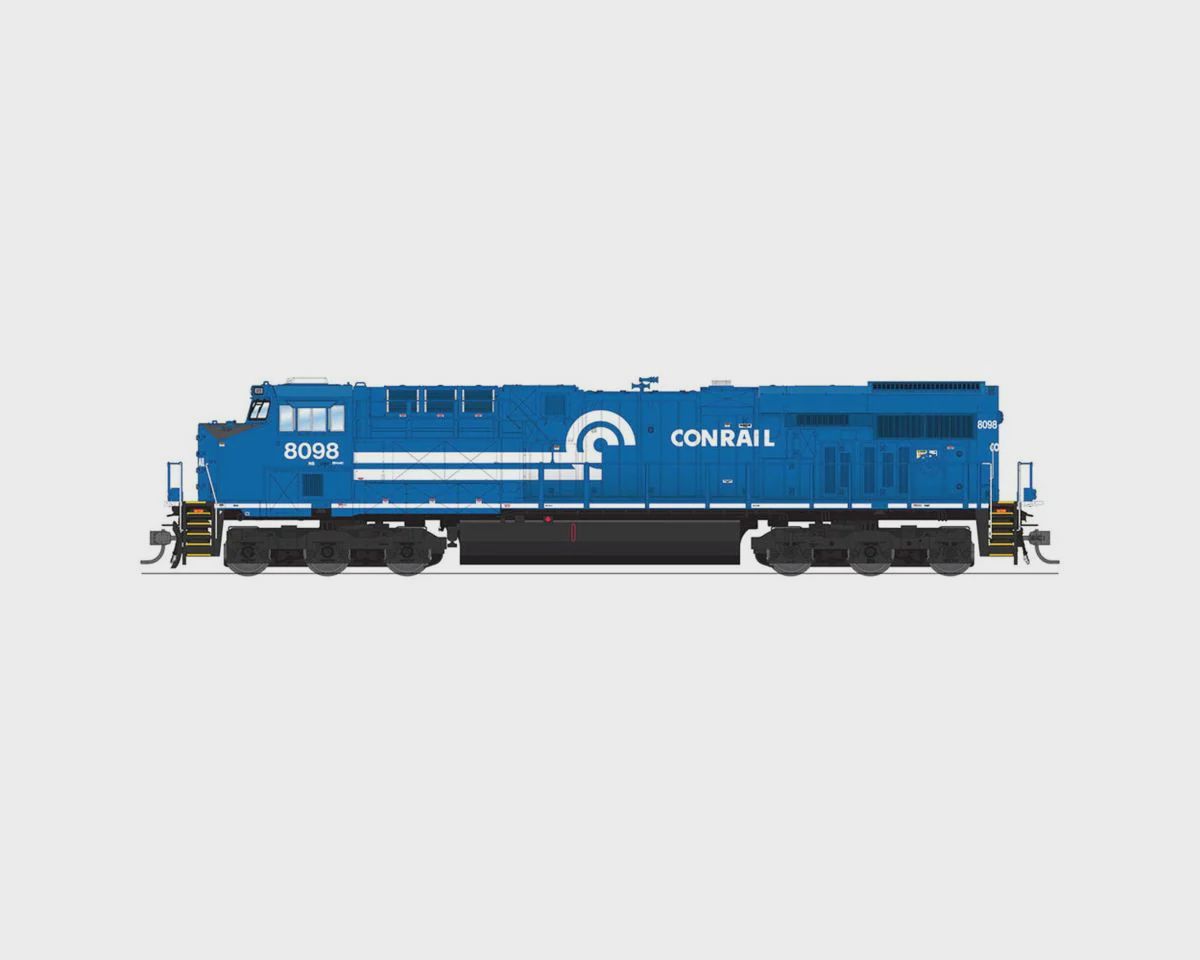 Broadway HO GE ES44AC Locomotive, NS #8098 Conrail Heritage Paint (BLI8561)