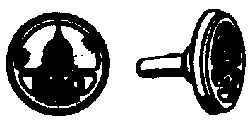 Cal Scale Steam Loco Smokebox Front Number Plates -- B&amp;O - Capitol Dome Herald (190-244)